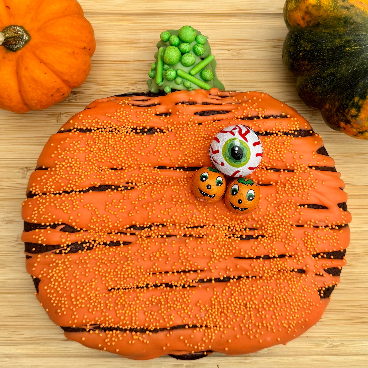 Giant Brownie Pumpkin