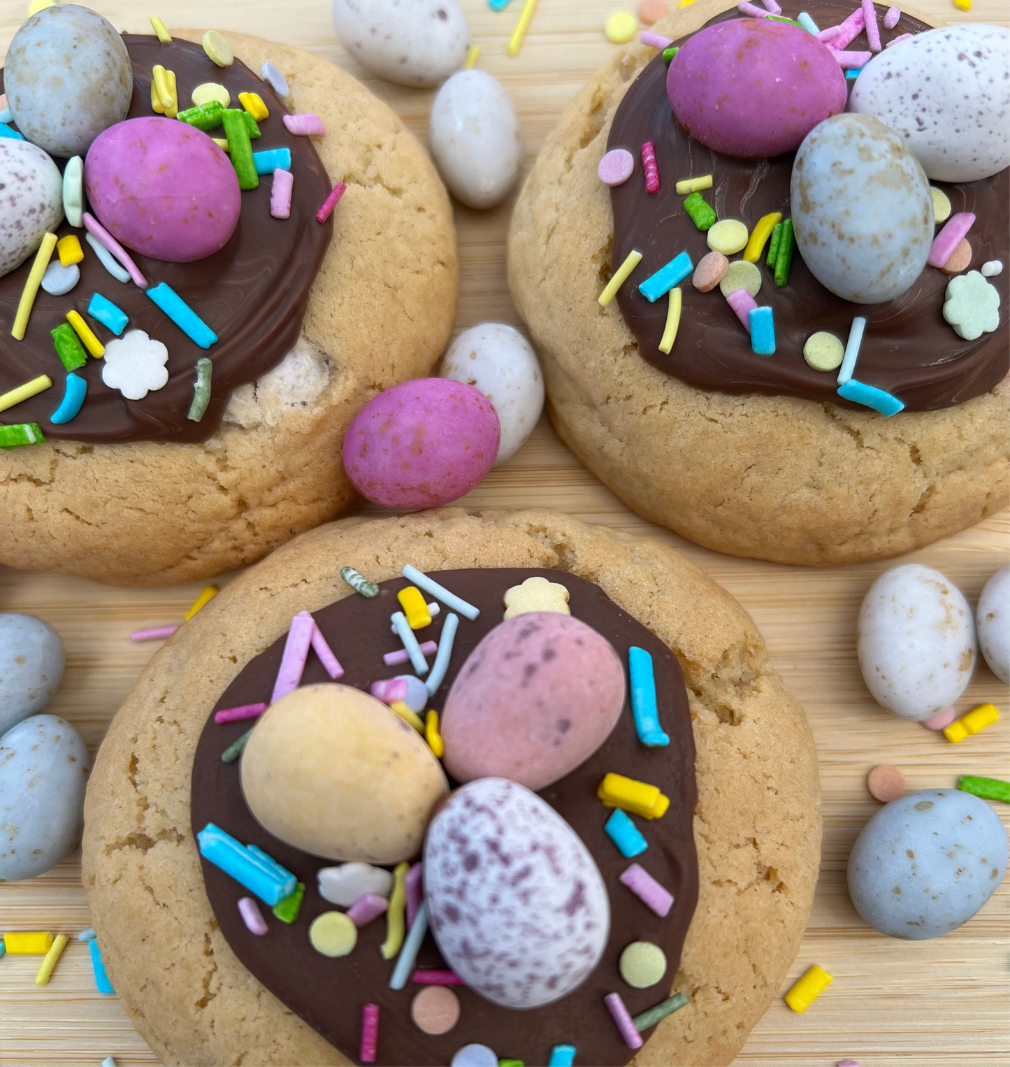 Easter Mini Eggs Cookies