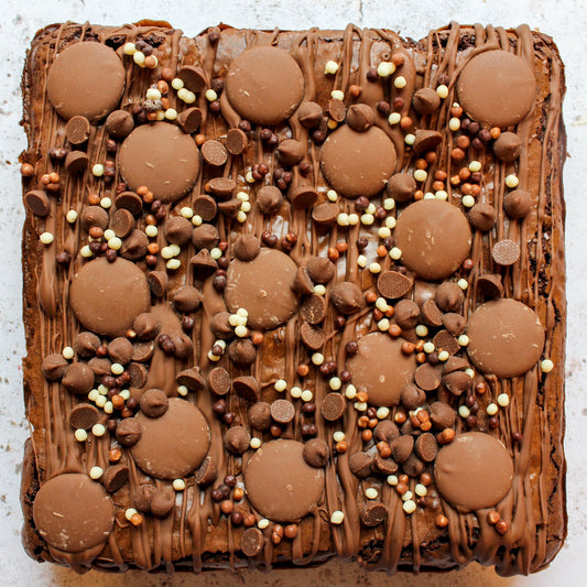 Fully Loaded Brownie Slab