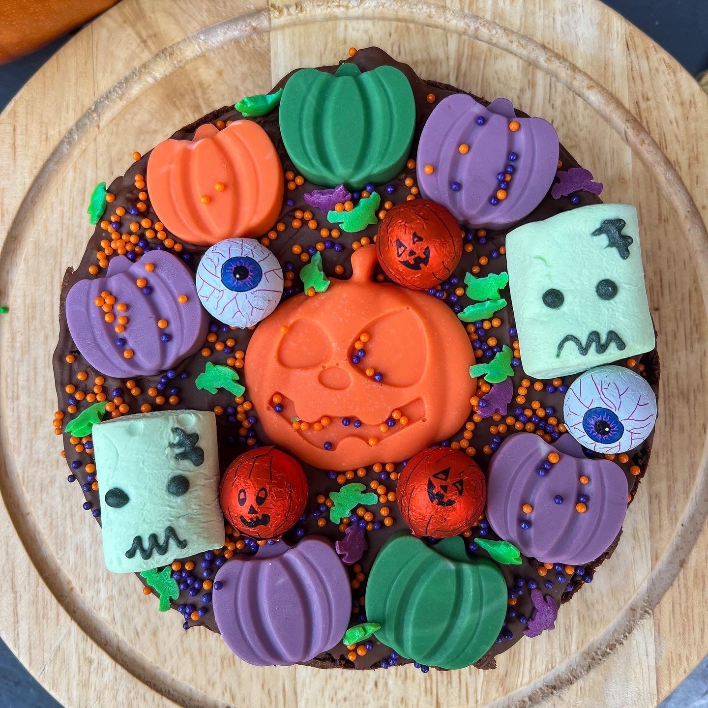 Trick or Treat Brownie Wheel