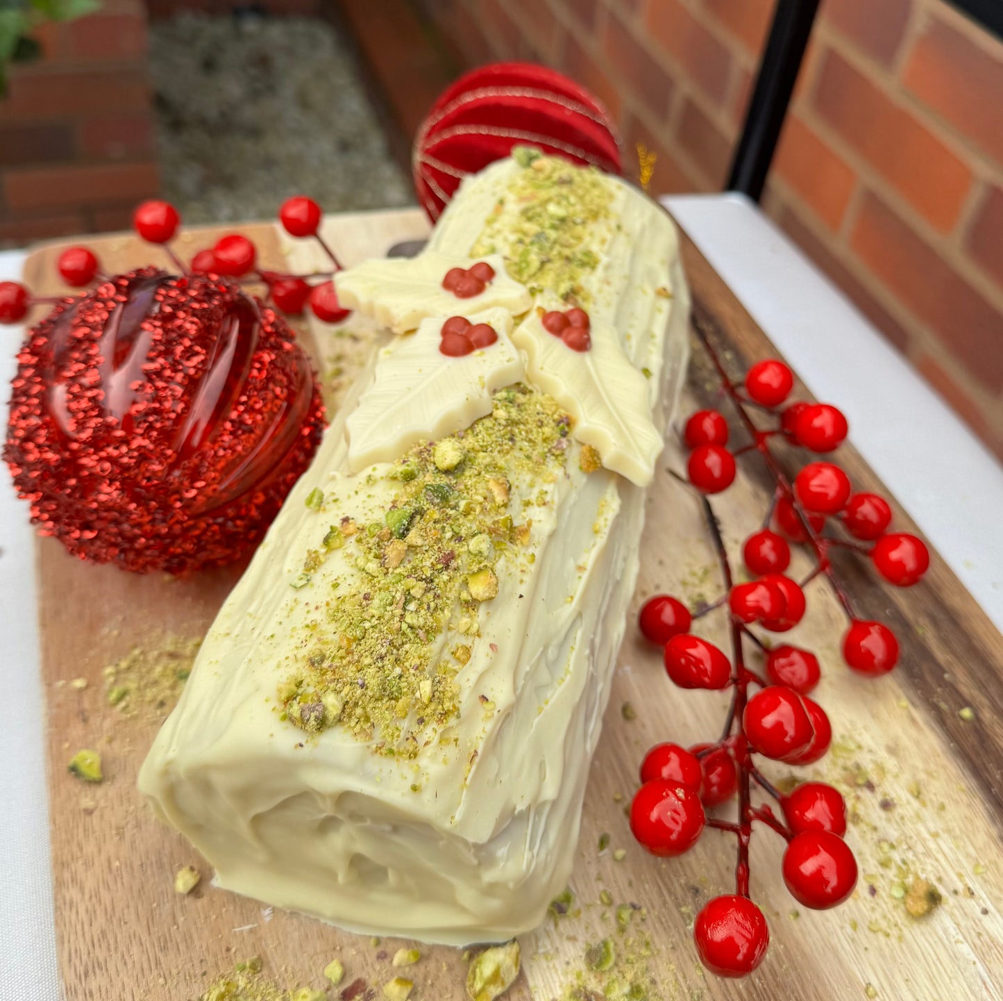 Christmas Yule Log Blondie