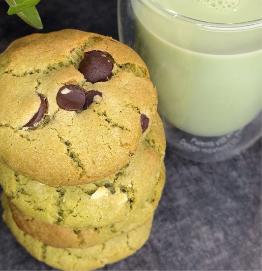 Dark Chocolate Matcha Cookie