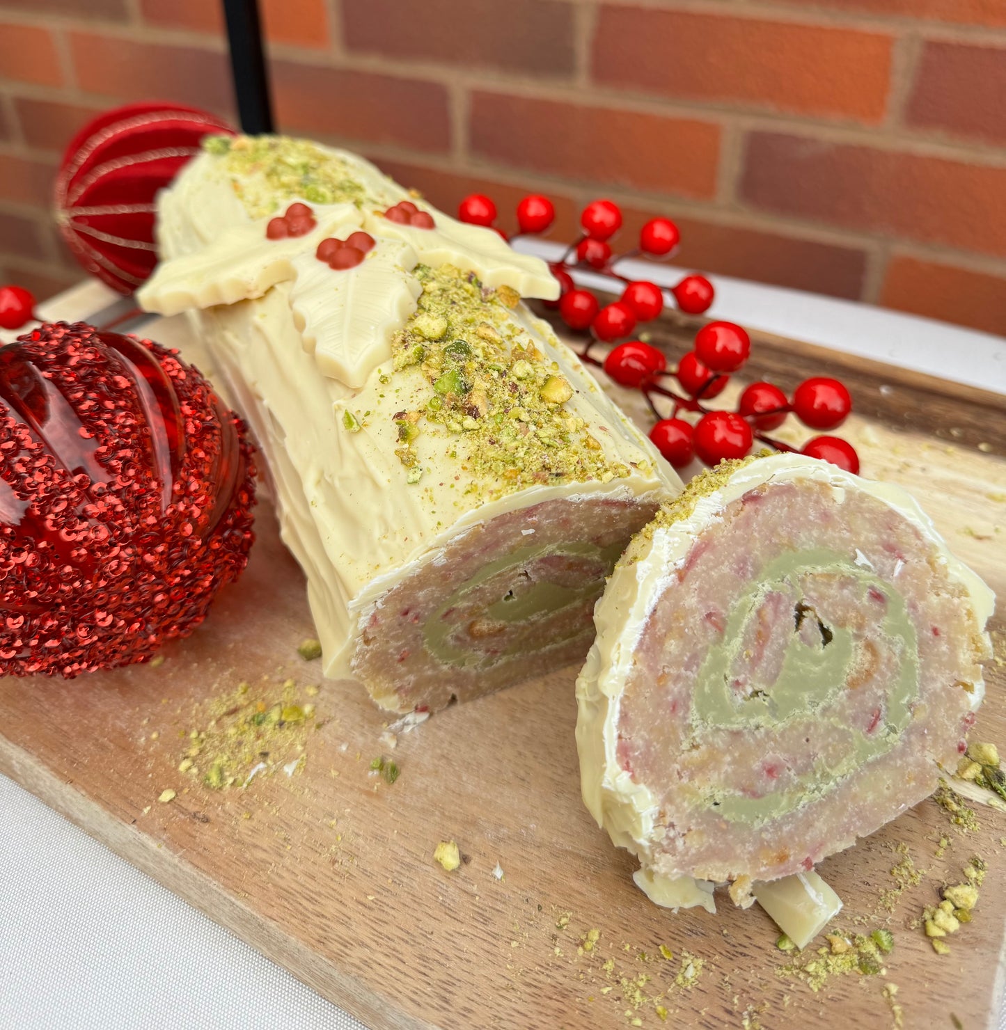 Christmas Yule Log Blondie