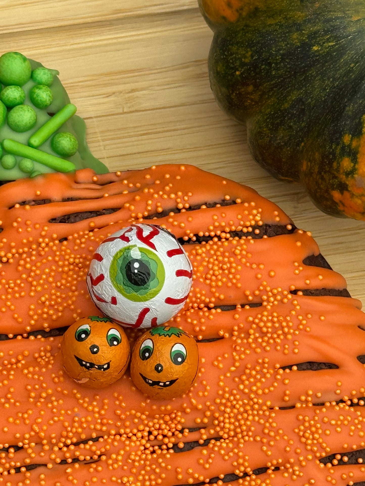 Giant Brownie Pumpkin