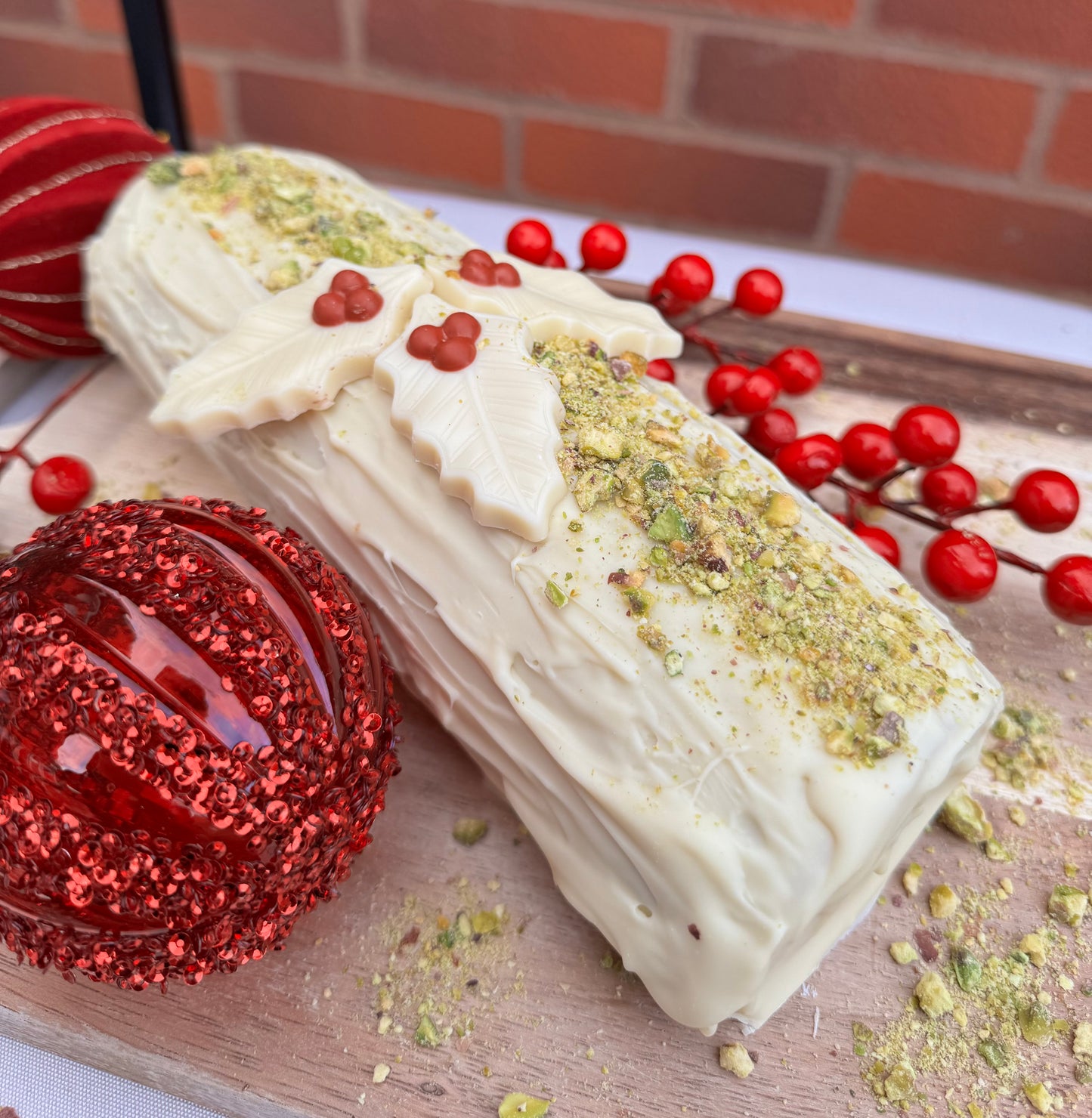 Christmas Yule Log Blondie