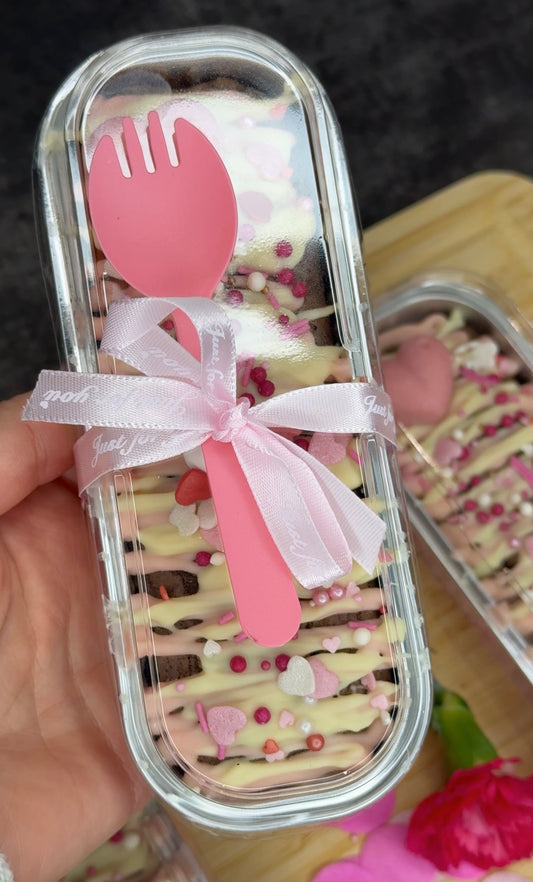 Valentine’s Mini Brownie Loaves