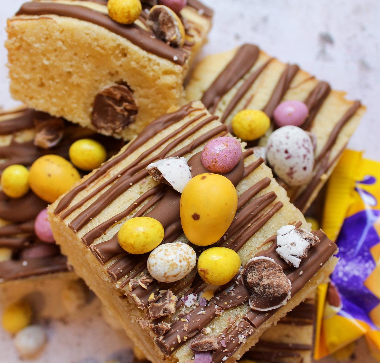 Mini Eggs Blondies